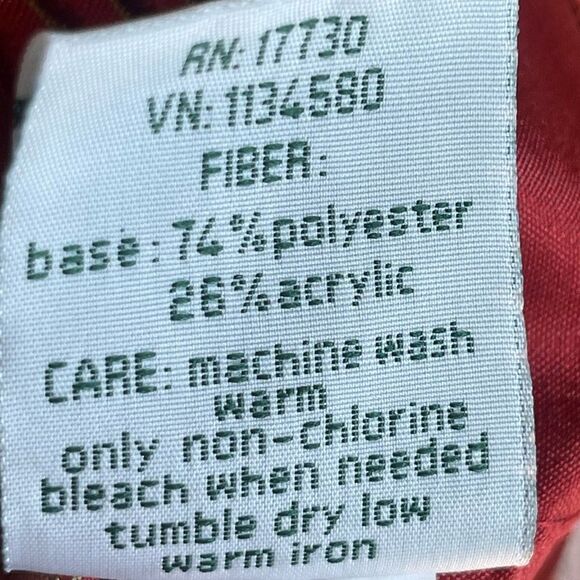 Waverly Home Luxury Gold Red Stripe Shower Curtain 70's - Picture 7 of 9